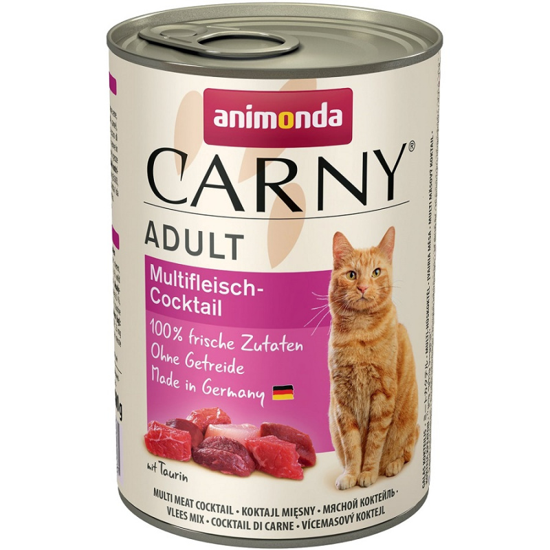 Carny Adult консервы для кошек старше 1 года, коктейль из разных сортов мяса, 400 г