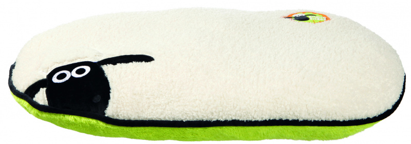 Лежак для животных Shaun the sheep, овал, кремовый/зеленый, 65x40 см