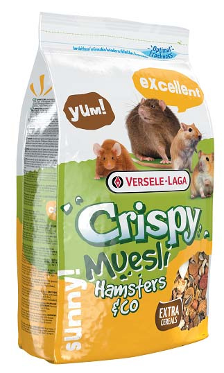 Crispy Muesli Hamsters & Co корм для хомяков 400г