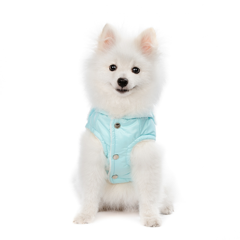Куртка для собак голубая 1