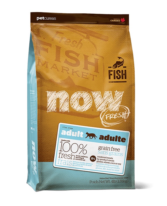 Fresh Grain Free Fish Adult Recipe корм для взрослых кошек для чувствительного пищеварения, беззерновой, с форелью и лососем, 3,63 кг