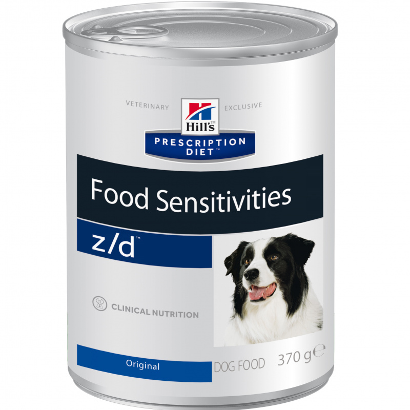 Prescription Diet z/d Food Sensitivities влажный корм для собак, диетический гипоаллергенный, 370г