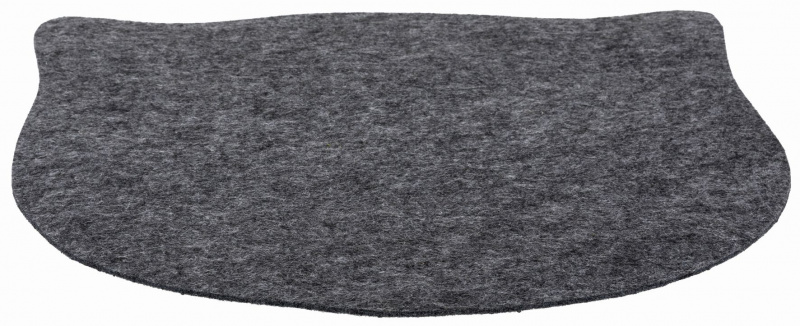 Трикси Коврик под миску,фетр, 45 × 37 cм, серый