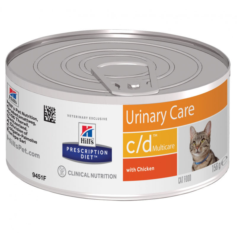 Prescription Diet c/d Multicare Urinary Care влажный корм для кошек, с курицей, 156г 4
