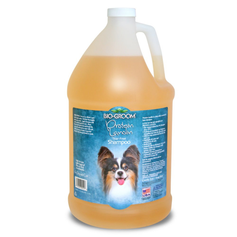 Protein-Lanolin Увлажняющий шампунь с ланолином для собак и кошек, без сульфатов, 3,8 л