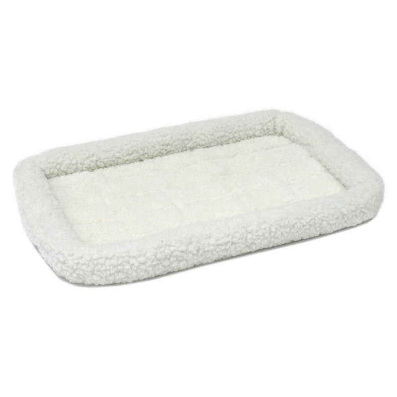 Лежанка Pet Bed флисовая белая, 77х52 см
