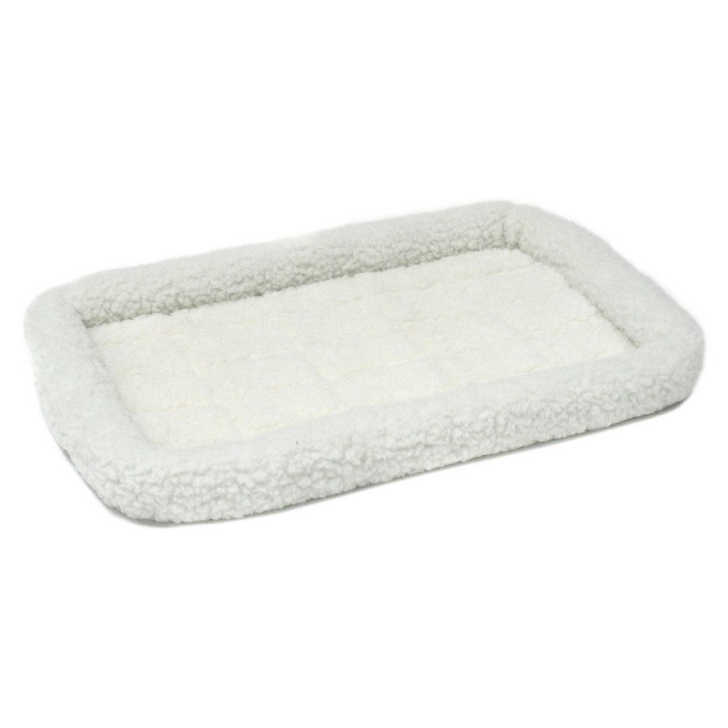 Лежанка Pet Bed флисовая белая, 60х45 см