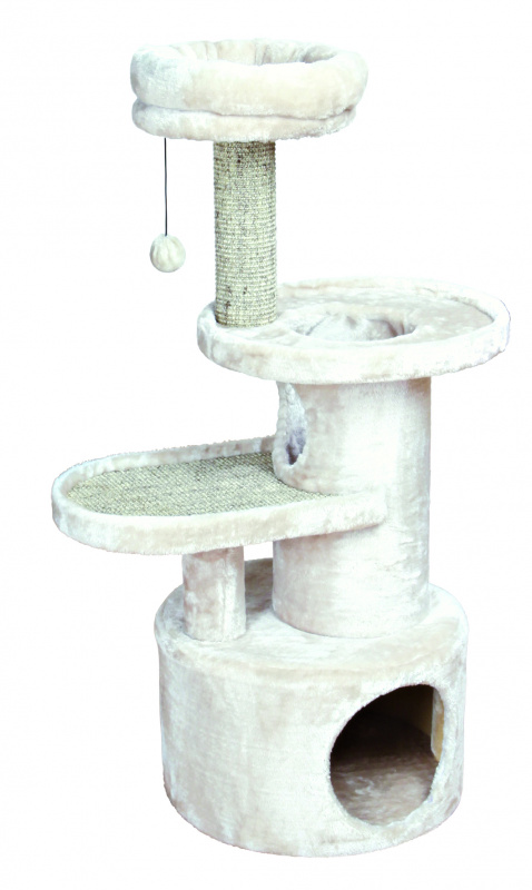 Домик для кошек Alessio, 111 см, светло-серый