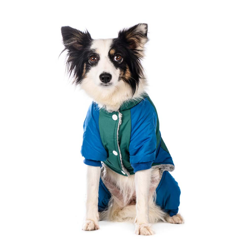 Комбинезон для собак голубо-зеленый XL 7