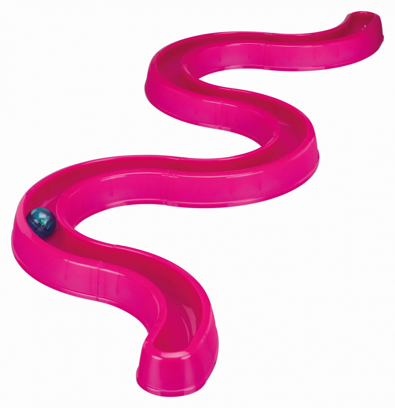 Игрушка для кошек Трек игровой Flashing Ball Race, розовый, 65 х 31 см