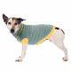 Превью Свитер для собак желто-зеленый полосатый 50см 6