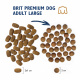 Превью Premium Dog Adult Large and Giant сухой корм для собак крупных и гигантских пород с курицей, 15 кг 4