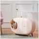 Превью Туалет-домик для кошек закрытый розовый 64x45x44 1