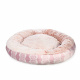 Превью Лежак круглый для кошек и собак, 50x10 см, розовый 1