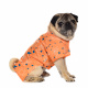 Превью Рубашка для собак с пальмами S оранжевый (унисекс)