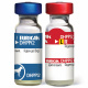 Превью Эурикан DHPPI+LR Вакцина против чумы, аденовирозов, парвовироза, парагриппа-2, лептоспироза и бешенства собак, 1 доза (2 флакона)