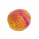 Превью Игрушка для кошек Мяч шерстяной Фьюжн (красно-желтый) 4 см