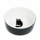 Превью Миска для кошек 12,5см черная керамика