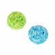Превью Игрушка для кошек Мяч разноцветный полосатый 4 см (2 шт)