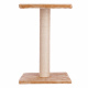 Превью Когтеточка-столбик для кошек Colette на подставке с площадкой, бежевый, 38x38x60 см