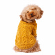 Превью Свитер из шенилла для собак XL желтый (унисекс) 9