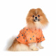 Превью Рубашка для собак с пальмами S оранжевый (унисекс) 3