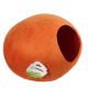 Превью Домик-слипер WoolPetHouse для животных мелких пород, 40х40х20 см, оранжевый 1
