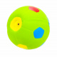 Превью Игрушка для собак Мяч футбольный, латекс, зеленый 8 см