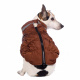 Превью Куртка для собак на молнии коричневая французский бульдог 8