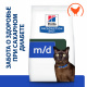 Превью Prescription Diet m/d Сухой диетический корм для кошек при сахарном диабете, с курицей, 1,5 кг