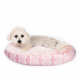 Превью Лежак круглый для кошек и собак, 50x10 см, розовый