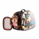 Превью Складная сумка-переноска для собак и кошек до 6 кг прозрачная дизайн собачки 1