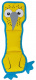Превью Игрушка для собак Fire Biterz Желтая птица средняя 18 см