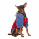 Превью Куртка с капюшоном для собак XS красный (унисекс) 6
