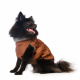 Превью Куртка для собак на молнии коричневая