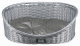 Превью Лежак-корзина с матрасом для животных, полиротанг, серый, 70х51 см