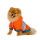 Превью Куртка для собак оранжевая 2