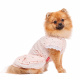 Превью Платье для собак с ромашками M розовый (девочка)