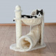 Превью Дом-когтеточка для кошек Gandia лежаком и тоннелем, кремовый, 40х60х68 см