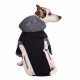 Превью Куртка с капюшоном на молнии для собак крупных пород Джек Рассел, Карликовый пинчер, Бигль 46x66x43см 3XL серый (унисекс) 7
