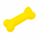 Превью Игрушка для собак Косточка, латекс, желтая, 11 см