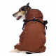 Превью Комбинезон со шлейкой и капюшоном для собак XS коричневый (унисекс) 5