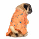 Превью Рубашка для собак с пальмами XS оранжевый (унисекс) 2