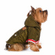 Превью Куртка с капюшоном для собак XS зеленый (унисекс)