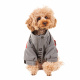 Превью Куртка на молнии для собак средних пород Карликовый пинчер, Джек Рассел, Бигль 37x54x35см XL серый (унисекс) 4