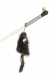 Превью Дразнилка Мышка норковая на веревке (с натуральной норкой) 60 см