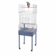 Превью Клетка для птиц Ezia Special, 57х54х2,9x138 см, пепельно-синий, серый