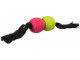 Превью Игрушка для собак Мячи на веревке, латекс, хлопок, 32см