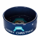 Превью Миска Merry Christmas с собакой синяя керамика 800мл 1