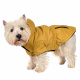 Превью Куртка приталенная с меховым капюшоном для собак XS желтый (унисекс) 3